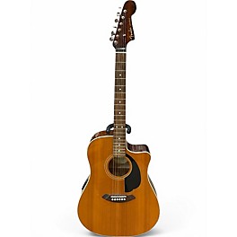 Used Fender Sonoran Natural Acoustic Electric Guitar