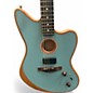 Used Fender Acoustasonic Player Jazzmaster Blue Acoustic Electric Guitar