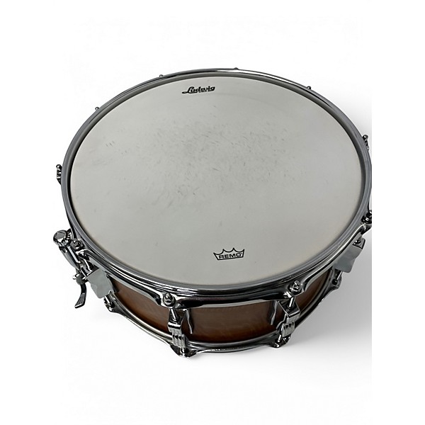 Used Ludwig 14X6.5 NEUSONIC SNARE SATINWOOD EXOTIC Drum