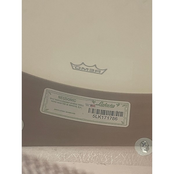 Used Ludwig 14X6.5 NEUSONIC SNARE SATINWOOD EXOTIC Drum