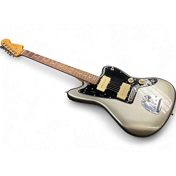Used 2023 Fender AMERICAN PROFESSIONAL II JAZZMASTER Silverburst Solid Body Electric Guitar