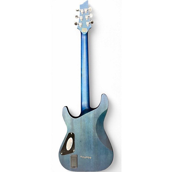 Used Schecter Guitar Research C1 Platinum Midnight Blue Solid Body Electric Guitar