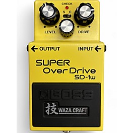 Used BOSS SD1W Super Overdrive Waza Craft Effect Pedal
