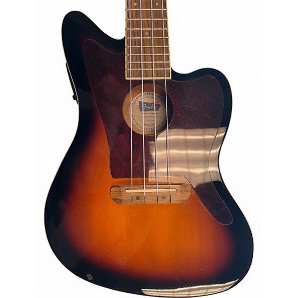 Used Fender FULLERTON JAZZMASTER UKULELE 3 Color Sunburst Ukulele