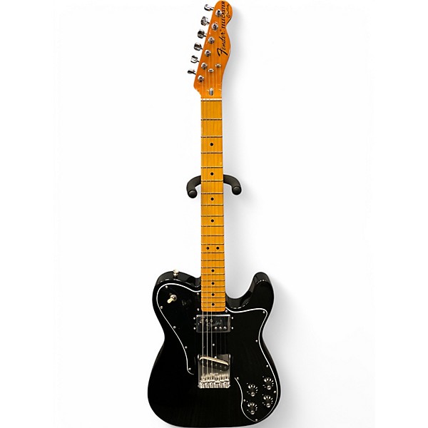 Used Fender american vintage II telecaster custom '77 Black Solid Body Electric Guitar