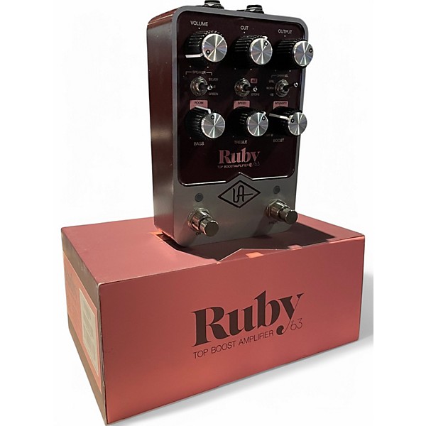 Used Universal Audio Ruby Top Boost Amplifier '63 Guitar Preamp