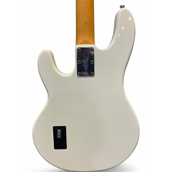 Used Sterling by Music Man StingRay Classic Olympic White Electric Bass Guitar