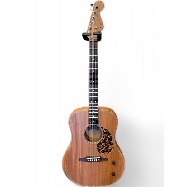 Used Fender Highway Parlor Natural Acoustic Electric Guitar