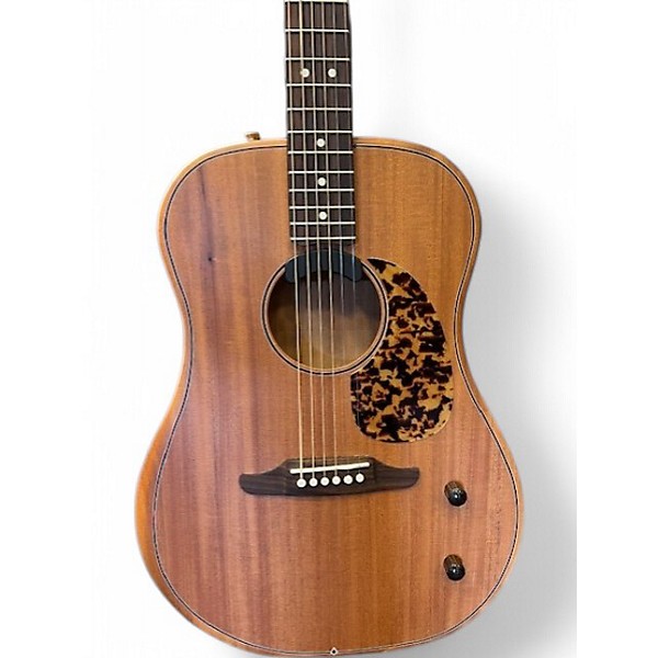 Used Fender Highway Parlor Natural Acoustic Electric Guitar