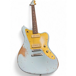 Used 2023 Fano Guitars OLTRE JM6 Sonic Blue Solid Body Electric Guitar
