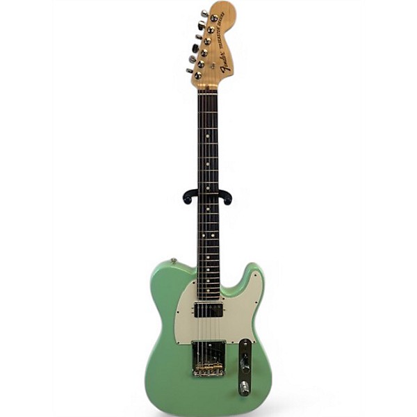 Used Fender Deluxe Mod Telecaster Surf Green Solid Body Electric Guitar