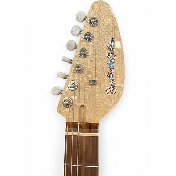 Used 2020 Houston Guitars Hcg Standard 3k Daphne Blue Hollow Body Electric Guitar