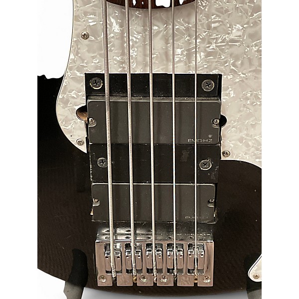 Used Mitchell TB505 5 String Black Electric Bass Guitar
