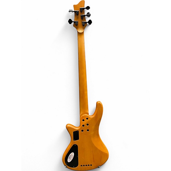 Used Schecter stilleto 5 sesson natural Electric Bass Guitar