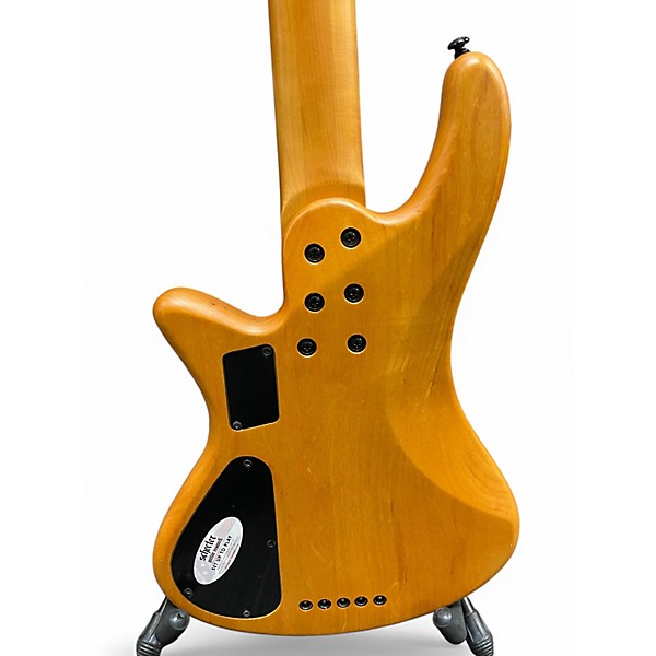 Used Schecter stilleto 5 sesson natural Electric Bass Guitar