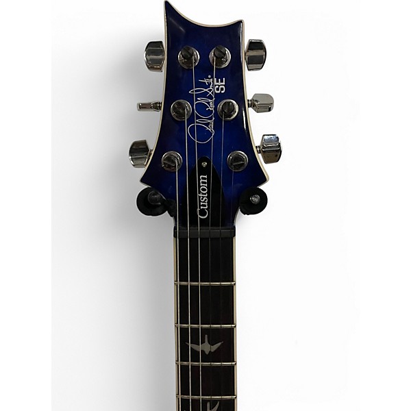 Used PRS SE Custom 24 Blue Burst Solid Body Electric Guitar