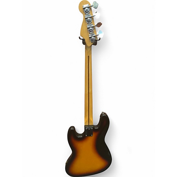 Used 2000s Fender Fretless Jazz Bass 2 Color Sunburst Electric Bass Guitar
