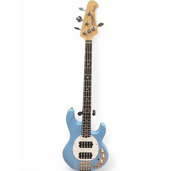 Used Sterling by Music Man RAY4 HH Blue Electric Bass Guitar,Specials : American Fashion Style Bags On Sale