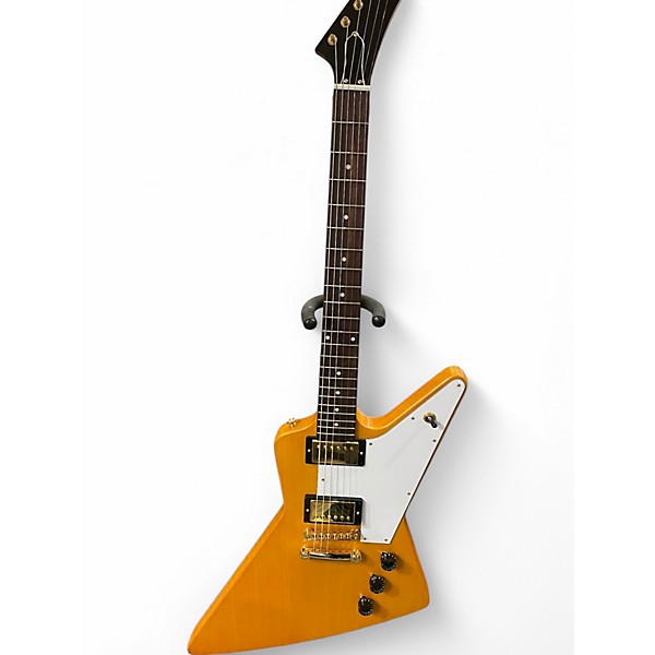 Used Epiphone Explorer Natural Solid Body Electric Guitar