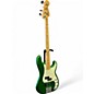 Used 2022 Fender Player Plus Bass PJ Cosmic Green Electric Bass Guitar