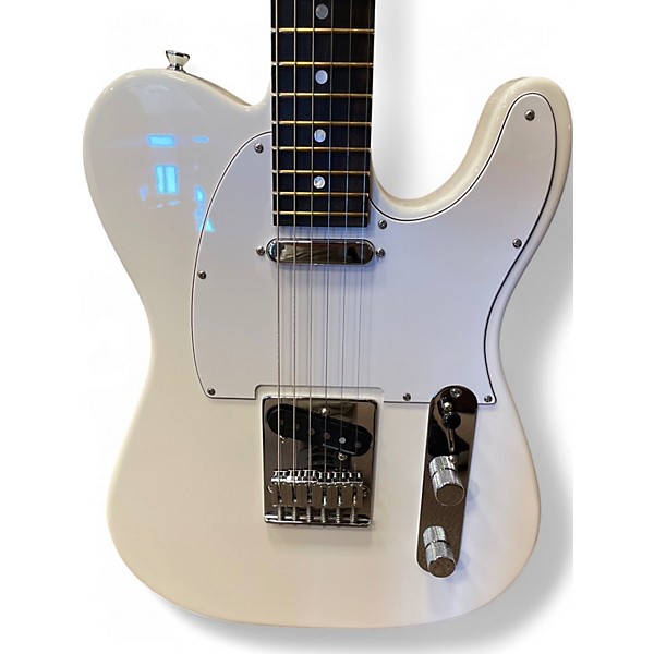 Used Gh Reno Custom Telecaster White Solid Body Electric Guitar