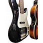 Used Washburn LYON SERIES Black and White Electric Bass Guitar