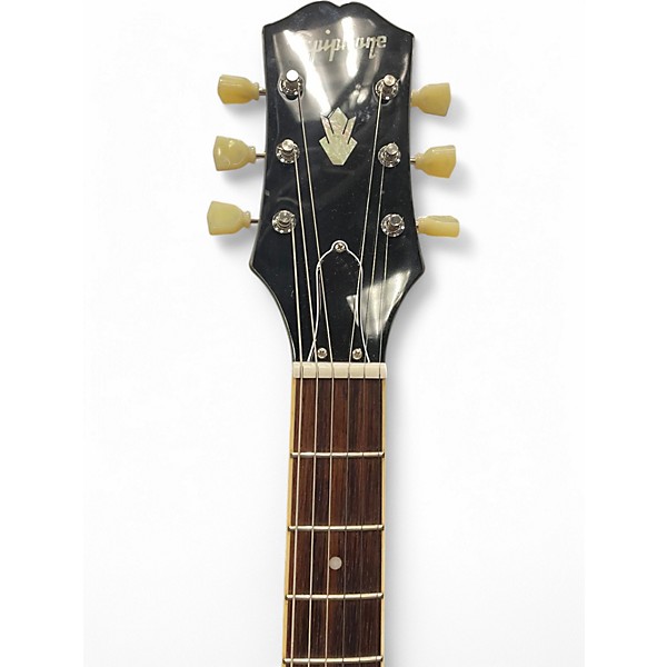 Used Epiphone ES355 Green Hollow Body Electric Guitar