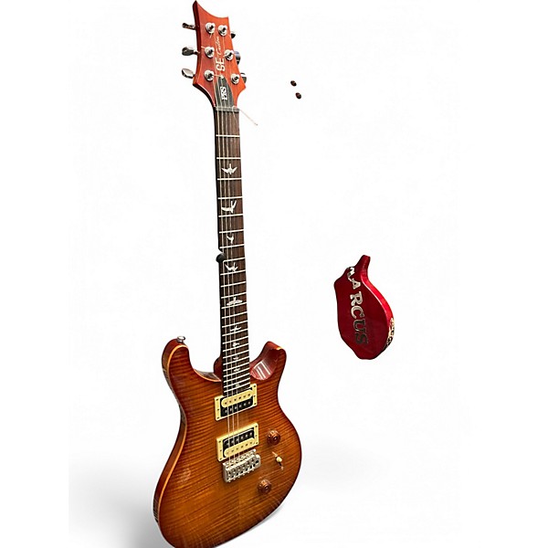 Used PRS SE Custom 24 Sunburst Solid Body Electric Guitar