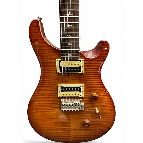 Used PRS SE Custom 24 Sunburst Solid Body Electric Guitar