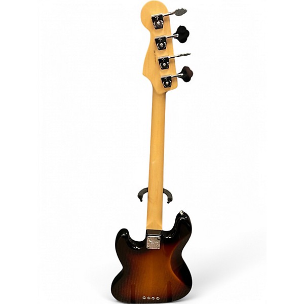 Used 2010 Fender American Standard Jazz Bass 3 Color Sunburst Electric Bass Guitar