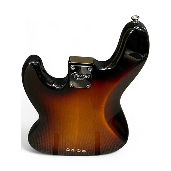 Used 2010 Fender American Standard Jazz Bass 3 Color Sunburst Electric Bass Guitar