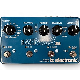 Used TC Electronic Flashback X4 Delay And Looper Effect Pedal