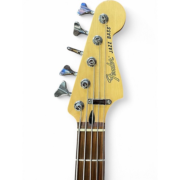 Used Fender Used 2020 Fender Deluxe Jazz Bass V Surf Green Electric ...