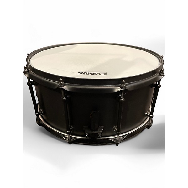 Used SJC Drums 14X6.5 ALPHA STEEL BLACK Drum