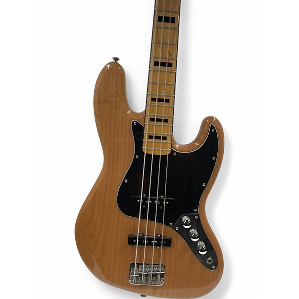 Used Squier Classic Vibe 70s Jazz Bass Natural Electric Bass Guitar