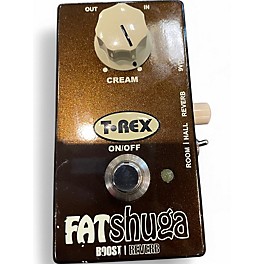 Used T-Rex Engineering Fat Shuga Boost With Reverb Effect Pedal