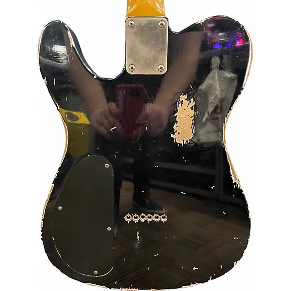 Used Figurehead HH Tele Black Relic Solid Body Electric Guitar