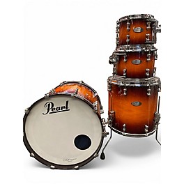 Used Pearl 4 Piece Reference Series Tobacco Burst Drum Kit