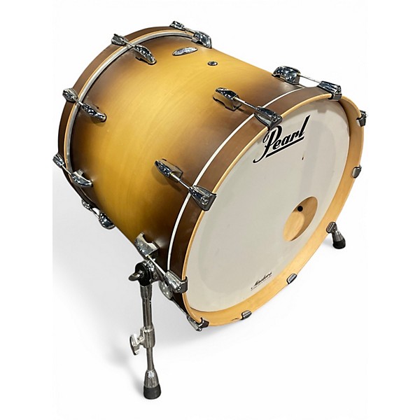 Used Pearl 2 Piece MASTERS MAPLE COMPLETE satin natural burst Acoustic Drum Pack