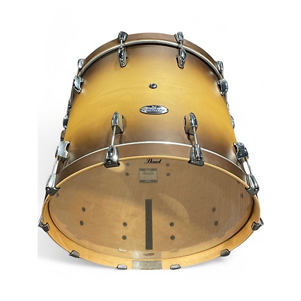 Used Pearl 2 Piece MASTERS MAPLE COMPLETE satin natural burst Acoustic Drum Pack