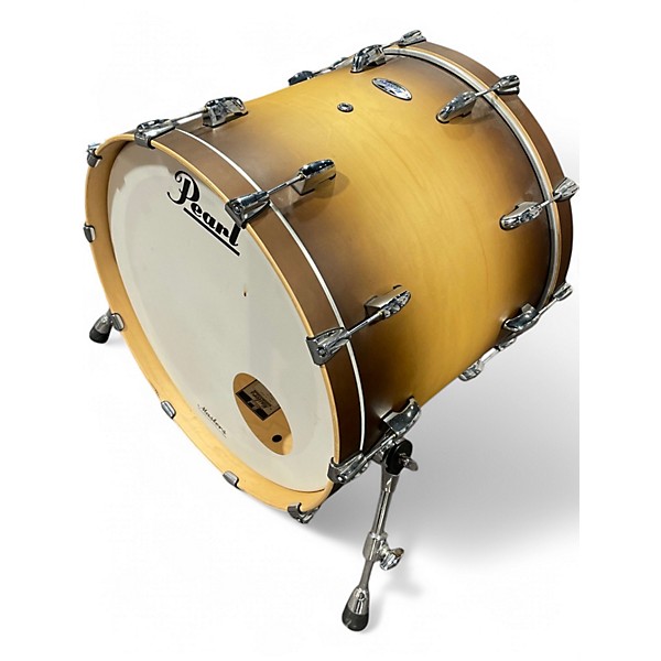Used Pearl 2 Piece MASTERS MAPLE COMPLETE satin natural burst Acoustic Drum Pack