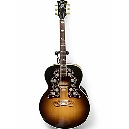 Used 2015 Gibson Bob Dylan SJ200 Players Edition 2 Color Sunburst Acoustic Electric Guitar