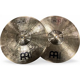 Used MEINL 13in HCS Hi Hat Pair Cymbal