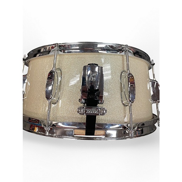 Used TAMA 14X6.5 Superstar Classic Snare Champagne Sparkle Drum
