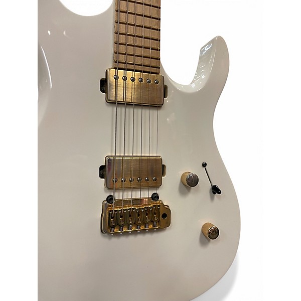 Used Kiesel DC600X Antique Ivory Solid Body Electric Guitar