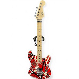 Used EVH Striped Series Frankenstrat Solid Body Electric Guitar