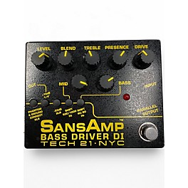 Used Tech 21 Bass Driver Direct Box Bass Effect Pedal