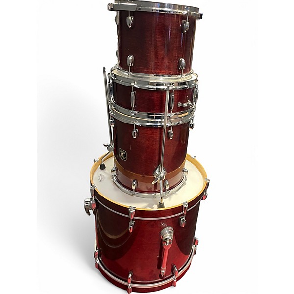 Used Gretsch Drums 4 Piece Catalina birch Natural Walnut Drum Kit
