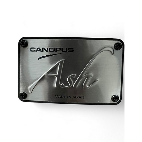 Used 2019 Canopus 4 Piece ASH NATURAL GRAIN ASH OIL FINISH Drum Kit