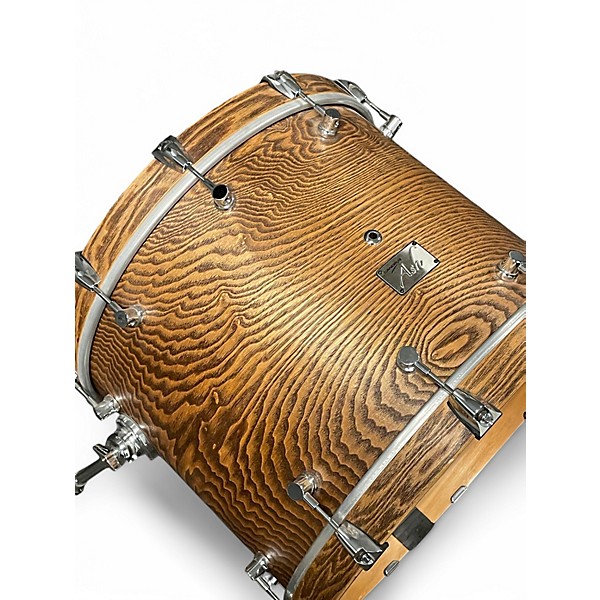 Used 2019 Canopus 4 Piece ASH NATURAL GRAIN ASH OIL FINISH Drum Kit